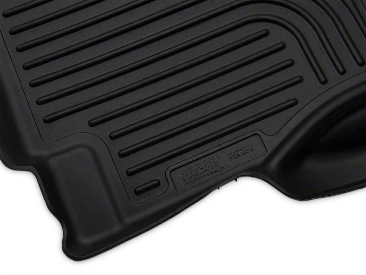 Husky Liners F 150 WeatherBeater Second Seat Floor Liner Full Coverage Black T527256 15 24 F 150 SuperCab SuperCrew Free Shipping