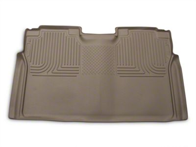Husky Liners WeatherBeater Second Seat Floor Liner; Full Coverage; Tan (15-25 F-150 SuperCrew)