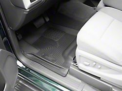 Husky Liners WeatherBeater Front and Second Seat Floor Liners; Footwell Coverage; Black (14-18 Sierra 1500 Double Cab)