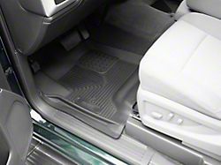 Husky Liners WeatherBeater Front and Second Seat Floor Liners; Footwell Coverage; Black (14-18 Sierra 1500 Double Cab, Crew Cab)