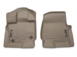 Husky Liners WeatherBeater Front Floor Liners; Tan (15-24 F-150 SuperCab, SuperCrew)