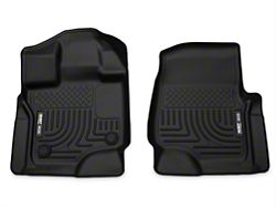 Husky Liners Weatherbeater Front Floor Liner; Black (15-18 F-150 SuperCab, SuperCrew)