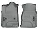 Husky Liners WeatherBeater Front Floor Liners; Gray (14-18 Silverado 1500 Double Cab, Crew Cab)