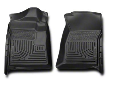 Husky Liners WeatherBeater Front Floor Liners; Black (07-13 Silverado 1500)