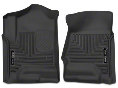 Husky Liners X-Act Contour Front Floor Liners; Black (14-18 Sierra 1500 Double Cab, Crew Cab)