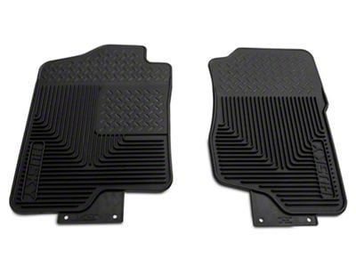 Heavy Duty Front Floor Mats; Black (07-14 Yukon)