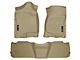 Husky Liners WeatherBeater Front and Second Seat Floor Liners; Tan (07-14 Yukon)