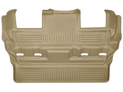 Husky Liners WeatherBeater Third Seat Floor Liner; Tan (15-20 Yukon w/ 2nd Row Bucket Seats)