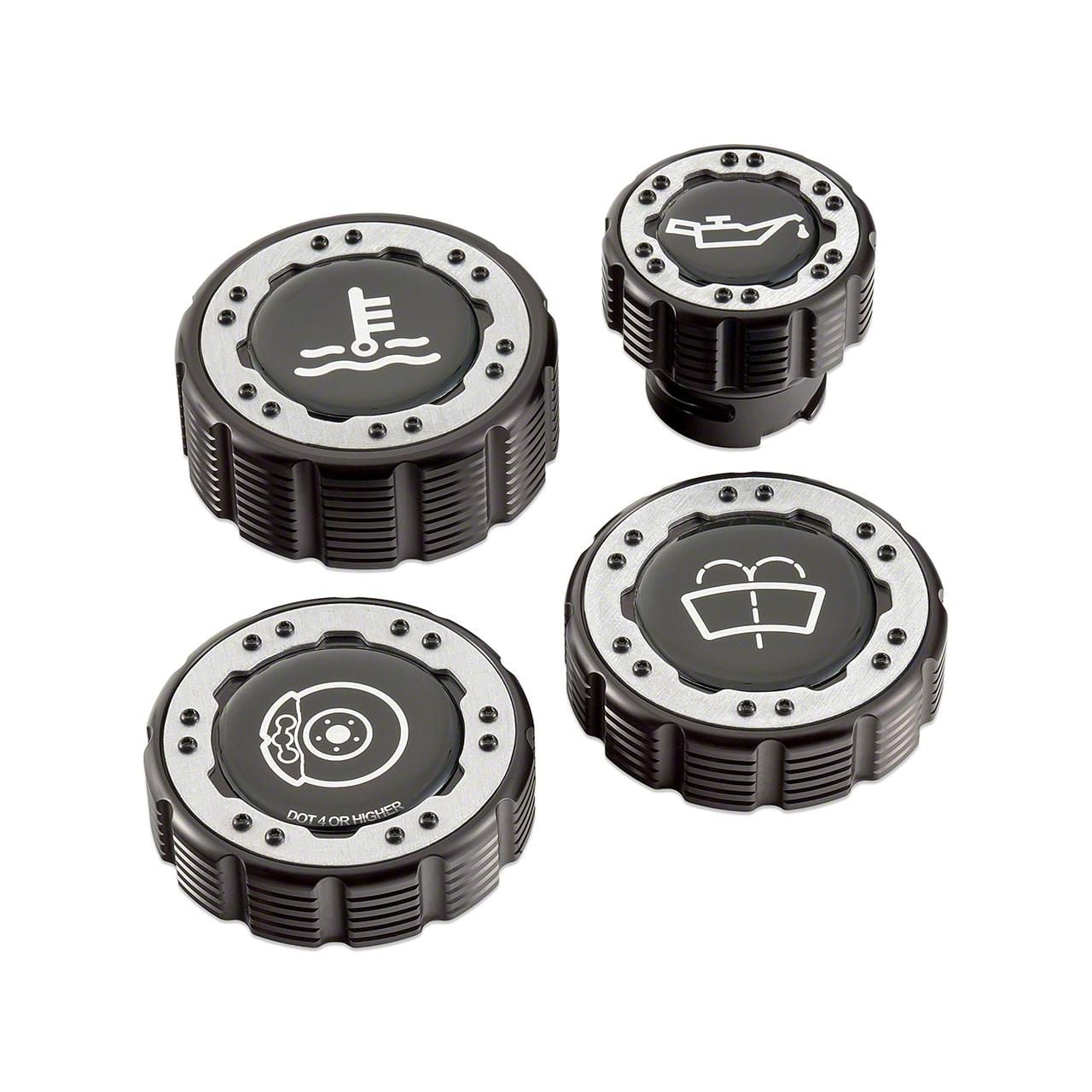 IAG Offroad Beadlock Engine Bay Cap Kit with Aluminum Rings IAG-ACC ...