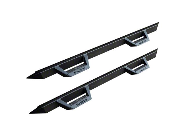 Magnum RT Drop Side Step Bars; Black Textured (07-13 Sierra 1500 Extended Cab, Crew Cab)