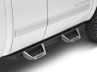 Magnum RT Drop Side Step Bars; Black Textured (07-13 Silverado 1500 Extended Cab, Crew Cab)