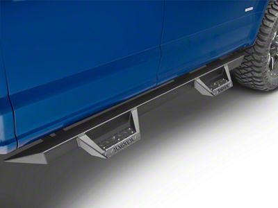 Magnum RT Drop Side Step Bars; Black Textured (15-25 F-150 SuperCab, SuperCrew)