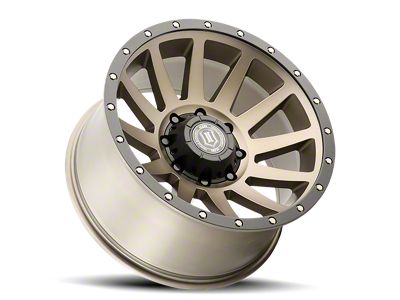 ICON Alloys Compression Bronze 8-Lug Wheel; 20x10; -19mm Offset (01-06 Sierra 3500 HD SRW)
