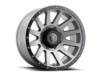 ICON Alloys Compression Titanium 8-Lug Wheel; 20x10; -19mm Offset (03-09 RAM 2500)