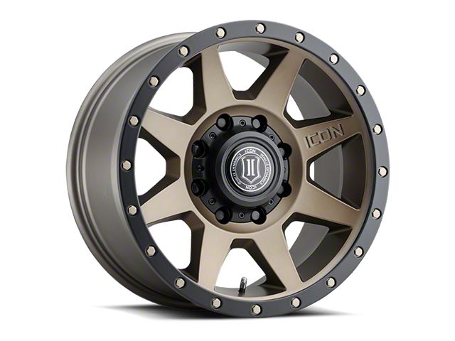 ICON Alloys Rebound Bronze 8-Lug Wheel; 20x9; 12mm Offset (03-09 RAM 2500)