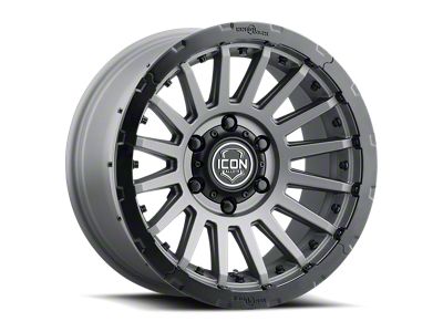 ICON Alloys Recon Pro Charcoal 8-Lug Wheel; 17x8.5; 13mm Offset (03-09 RAM 2500)