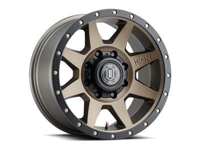 ICON Alloys Rebound Bronze 8-Lug Wheel; 20x9; 12mm Offset (03-09 RAM 3500 SRW)