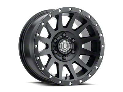 ICON Alloys Compression Satin Black 6-Lug Wheel; 20x10; -19mm Offset (04-08 F-150)