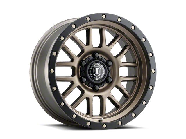 ICON Alloys Alpha Bronze 6-Lug Wheel; 17x8.5; 0mm Offset (07-13 Sierra 1500)