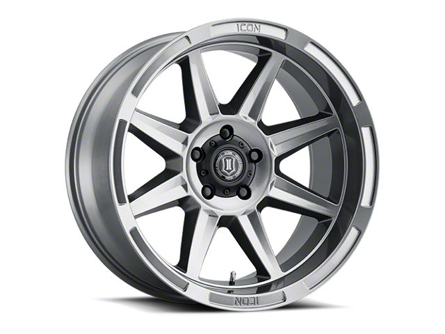 ICON Alloys Bandit Gunmetal 6-Lug Wheel; 20x10; -24mm Offset (07-13 Sierra 1500)