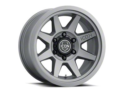 ICON Alloys Rebound SLX Charcoal 6-Lug Wheel; 17x8.5; 0mm Offset (07-14 Tahoe)