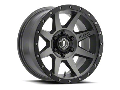 ICON Alloys Rebound Titanium 6-Lug Wheel; 18x9; 6mm Offset (09-14 F-150)