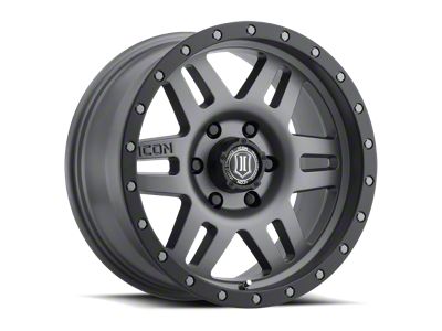 ICON Alloys Six Speed Titanium 6-Lug Wheel; 17x8.5; 6mm Offset (09-14 F-150)