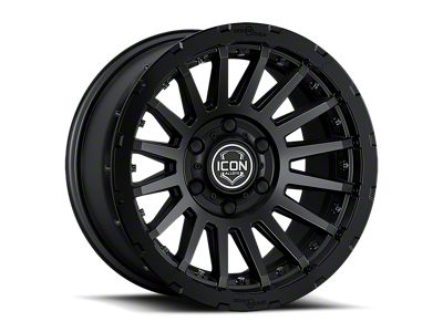 ICON Alloys Recon Pro Satin Black 8-Lug Wheel; 17x8.5; 6mm Offset (11-16 F-250 Super Duty)