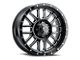 ICON Alloys Alpha Gloss Black Milled 8-Lug Wheel; 20x9; 0mm Offset (11-16 F-250 Super Duty)