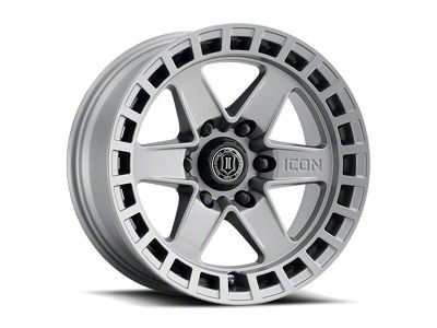 ICON Alloys Raider Titanium 6-Lug Wheel; 17x8.5; 6mm Offset (15-20 F-150)