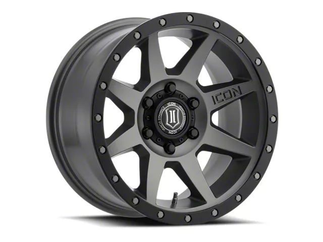 ICON Alloys Rebound Titanium 6-Lug Wheel; 17x8.5; 6mm Offset (15-20 F-150)