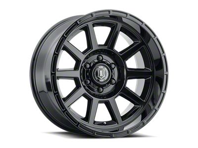 ICON Alloys Recoil Gloss Black 6-Lug Wheel; 20x10; -24mm Offset (15-20 F-150)