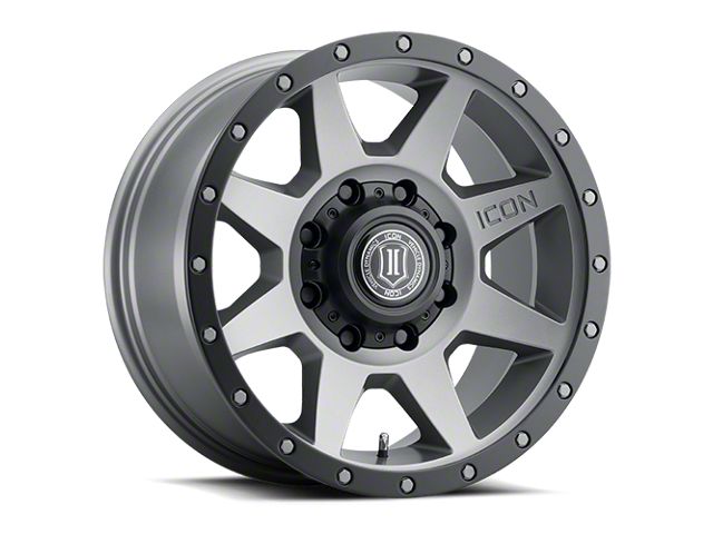 ICON Alloys Rebound Titanium 8-Lug Wheel; 20x9; 12mm Offset (19-24 RAM 2500)