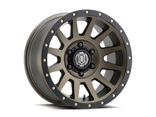 ICON Alloys Compression Bronze 6-Lug Wheel; 17x8.5; 0mm Offset (19-24 Sierra 1500)