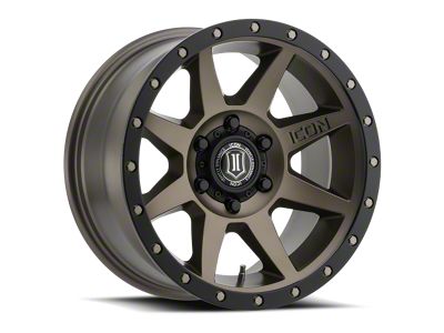 ICON Alloys Rebound Bronze 6-Lug Wheel; 18x9; 0mm Offset (19-25 Silverado 1500)