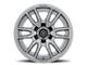 ICON Alloys Vector 6 Titanium 6-Lug Wheel; 17x8.5; 25mm Offset (19-24 Silverado 1500)