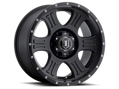 ICON Alloys Shield Satin Black 8-Lug Wheel; 20x9; 0mm Offset (23-26 F-350 Super Duty SRW)
