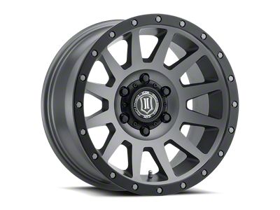 ICON Alloys Compression Titanium 6-Lug Wheel; 17x8.5; 0mm Offset (24-25 Ranger)