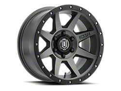 ICON Alloys Rebound Titanium 6-Lug Wheel; 17x8.5; 0mm Offset (24-26 Ranger)