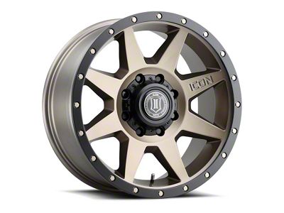 ICON Alloys Rebound Bronze 8-Lug Wheel; 20x9; 6mm Offset (99-07 F-250 Super Duty)