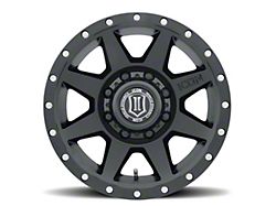 ICON Alloys Rebound HD Satin Black 8-Lug Wheel; 17x8.5; 6mm Offset (99-07 F-350 Super Duty SRW)