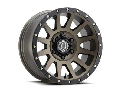 ICON Alloys Compression Bronze 6-Lug Wheel; 18x9; 0mm Offset (99-06 Sierra 1500)