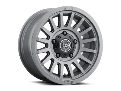 ICON Alloys Recon SLX Charcoal 6-Lug Wheel; 17x8.5; 25mm Offset (99-06 Silverado 1500)