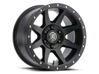 ICON Alloys Rebound Satin Black 6-Lug Wheel; 18x9; 25mm Offset (23-25 Colorado)
