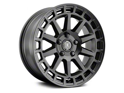 ICON Alloys Journey Satin Black 5-Lug Wheel; 17x8; 38mm Offset (87-90 Dakota)