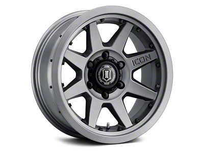 ICON Alloys Rebound Pro Titanium 5-Lug Wheel; 17x8.5; 0mm Offset (87-90 Dakota)