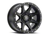 ICON Alloys Rebound Satin Black 6-Lug Wheel; 17x8.5; 6mm Offset (21-26 F-150)