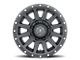 ICON Alloys Compression HD Satin Black 8-Lug Wheel; 18x9; 6mm Offset (17-22 F-250 Super Duty)