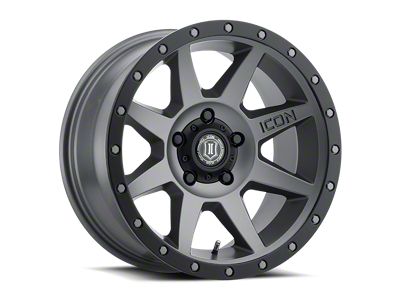 ICON Alloys Rebound Titanium 5-Lug Wheel; 17x8.5; 0mm Offset (09-18 RAM 1500)