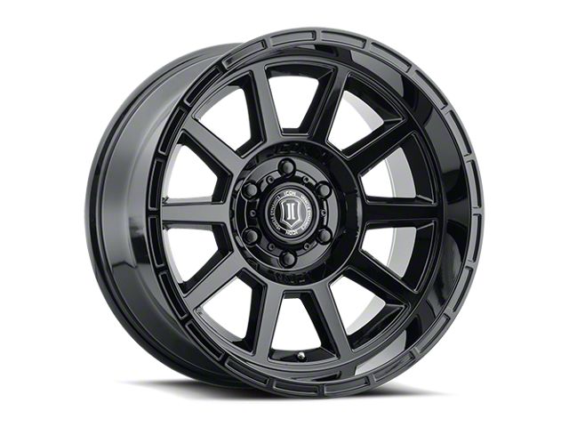 ICON Alloys Recoil Gloss Black 6-Lug Wheel; 20x10; -24mm Offset (19-24 RAM 1500)